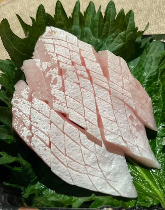 Hamachi Sashimi.