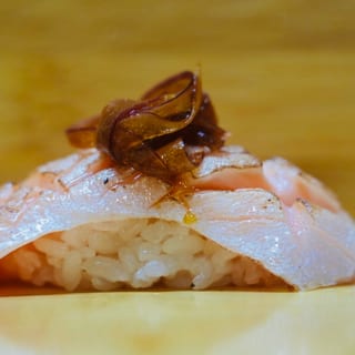 Seared King salmon Carppaccio Sushi