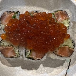 Seared Salmon Ikura Roll