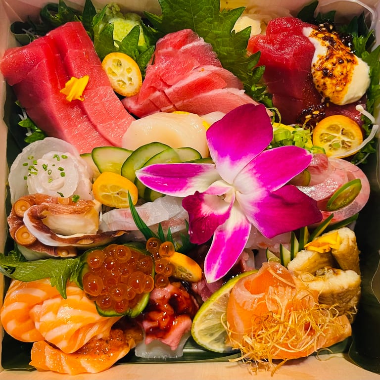 Sashimi Selection at Our Restaurant