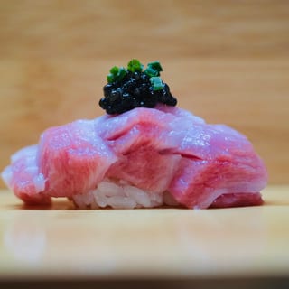 Toro Caviar sushi