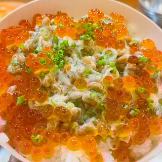 Natto Negi Ikura Bowl